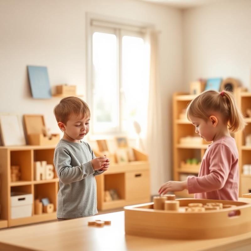 Children participating in Christ-centered formation and daily prayer at our Colorado Springs Montessori school.